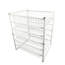 Backstativ-kit m/trådbackar 63 x 43,5 x 54,5 cm Vit Homefixer